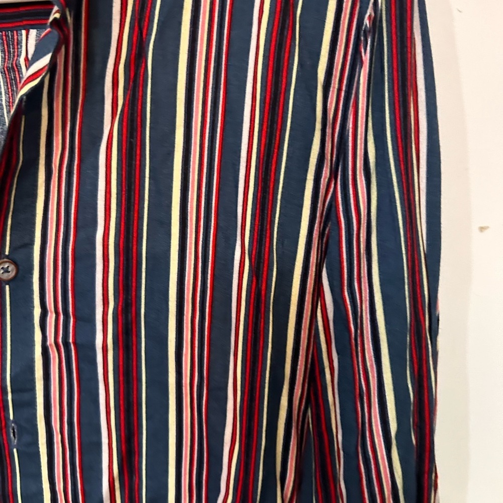 Demand Button Striped Shirt - Picture 7 of 9